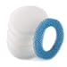 LTWHOME Fein und Blau Filterschwamm Passend für Eheim 2616320 Ecco Pro 130/200 / 300(1 Blau + 4 Weiß)