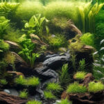 Aquarium, Aquascaping, Moose, eine Wurzel1, künstlerisch